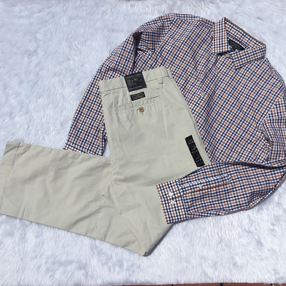 Banana Republic Men’s Pants Chinos Khaki NWT